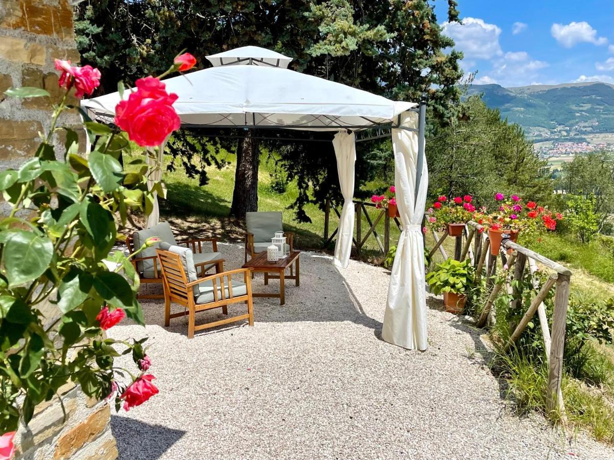 La Panoramica Gubbio: Charming Self-Catering Retreat Villa Exterior photo